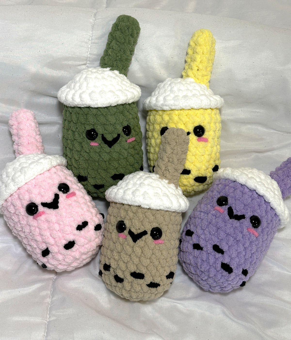 Boba Tea Plushie Crochet Kit for Beginners