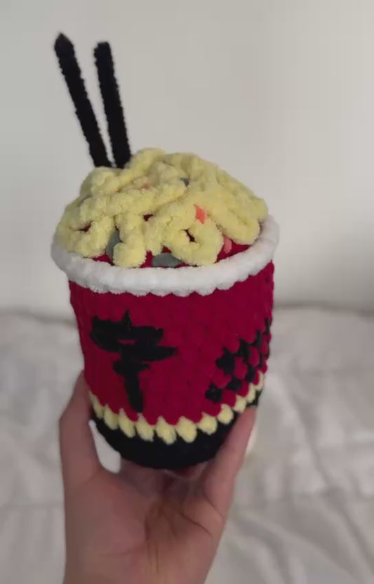 Crochet Ramen Plushie Pattern PDF Download